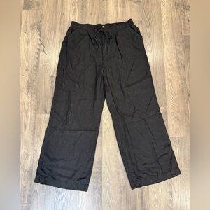 Briggs Women’s XL Black Cotton Pants. Flowy Pant. Beach. Vacation.